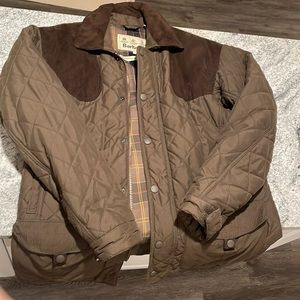 Barbour heavy quilted coat size small